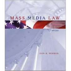 MASS MEDIA LAW 2003-2004