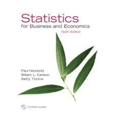 STATISTICS FOR BUSINESS AND ECONOMICS