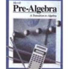 MERRILL PRE-ALGEBRA A TRAN. TO ALG. 92 S