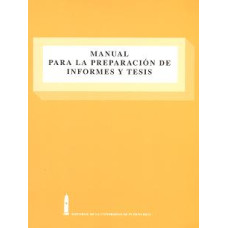 MANUAL PARA LA PREPARACION DE INFORMES Y