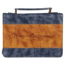 CUBIERTA PARA BIBLIA STRONG AND COURAGEO