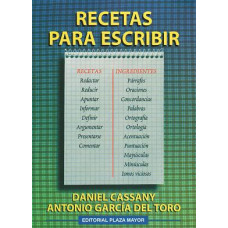 RECETAS PARA ESCRIBIR