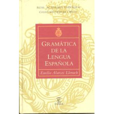 GRAMATICA DE LA LENGUA ESPANOLA
