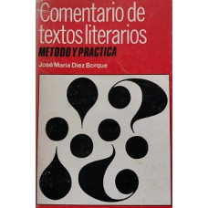 COMENTARIO DE TEXTOS LITERARIOS