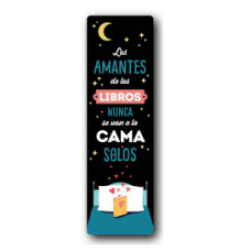 MARCADOR LOS AMANTES DE LOS LIBROS NUNCA