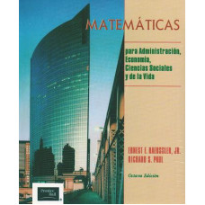 MATEMATICAS PARA ADM; ECONOMIA...8E