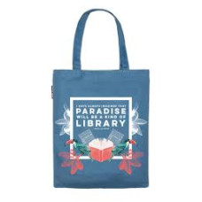 JORGE LUIS BORGES  PARADISE TOTE BAG