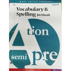 VOCABULARY & SPELLING SKILLBOOK GR 8 H