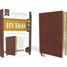 SANTA BIBLIA RVR60 LETRA GRANDE CAFE LEA