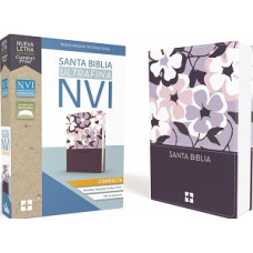 SANTA BIBLIA NVI ULTRAFINA  FLORAL LEATH