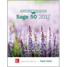 COMPUTER ACCOUNTING WITH SAGE50 2017 20E