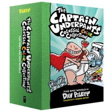 THE CAPTAIN UNDERPANTS COLOSSAL BOX 5 BO