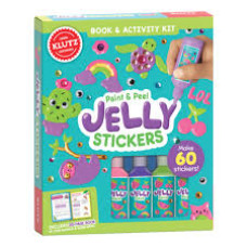 PAINT & PEEL JELLY STICKERS BOOK & ACTIV