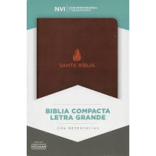 NVI BIBLIA COMPACTA LETRA GRANDE MARRON