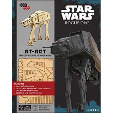 AT ACT DELUXE BOOK AND 3D WOOD STAR WARS