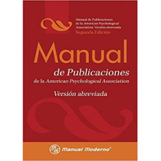 MANUAL DE PUBLICACIONES DE LA AMERICAN MANUAL DE PUBLICACIONES DE LA AMERICAN