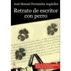 RETRATO DE ESCRITOR CON PERRO