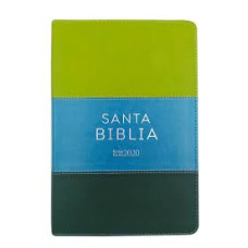 BIBLIA RV 2020 TRICOLOR VERDE AZUL