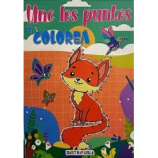 UNE LOS PUNTOS Y COLOREA EL ZORRO       