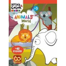 ANIMALS WORLD STICK & COLOR