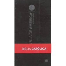 BIBLIA DE AMERICA LETRA GRANDE CARTONE