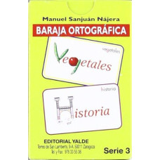 BARAJA ORTOGRAFICA   SERIE 3