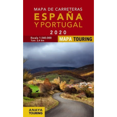 MAPA DE CARRETERAS DE ESPANA Y PORTUGAL