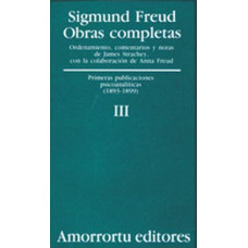 SIGMUND FREUD OBRAS COMPLETAS III SIGMUND FREUD OBRAS COMPLETAS III