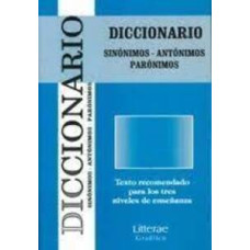 DICCIONARIO DE SINONIMOS ; ANTONIMOS Y