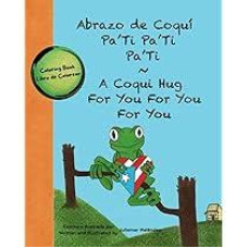 ABRAZO DE COQUI PA TI COLORING BOOK     