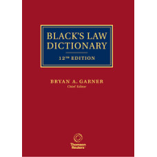 BLACKS LAW DICTIONARY 12 TH EDITION