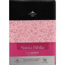 BIBLIA VR1960  TRI COLOR NEGRO ROSA FUSC