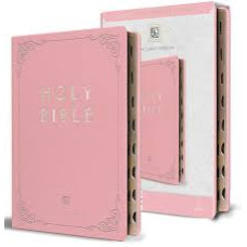KJV HOLY BIBLE ROSA LETRA GRANDE        